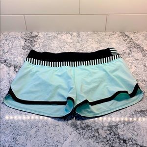 Lululemon Womens Light Blue Running Shorts Size 8
